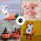 400pcs 16mm Safety Eyes for Amigurumi with Washers – Black Plastic Craft Eyes for Crochet Dolls, Stuffed Animals, and DIY Christmas Decorations